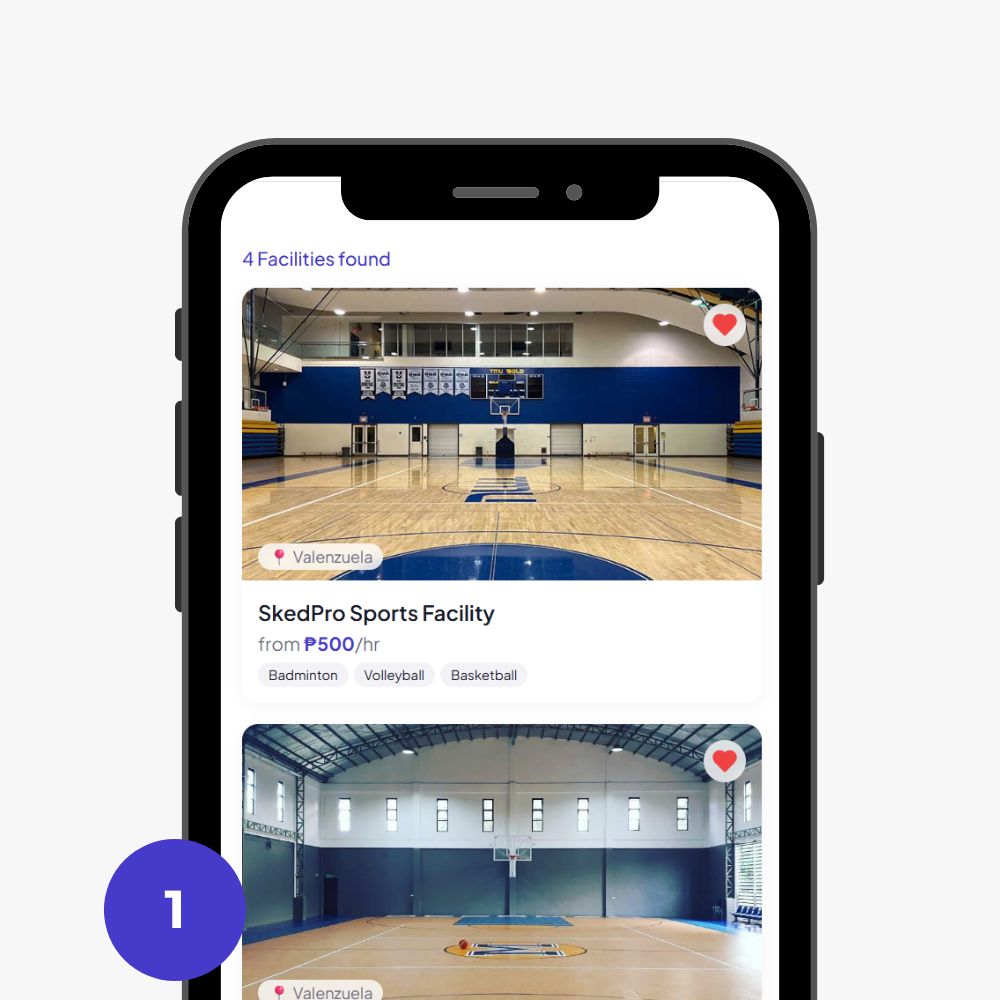 Find a Court, Search and discover sports facilities near you